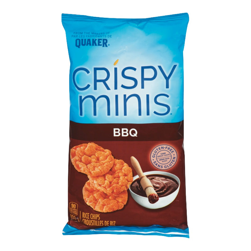 Quaker Crispy Minis BBQ Rice Chips, 100 g