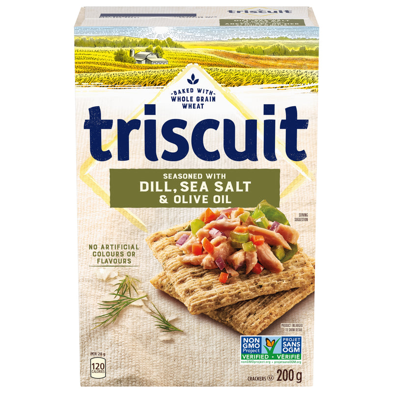 Triscuit Dill, Sea Salt & Olive Oil Crackers, 200 g