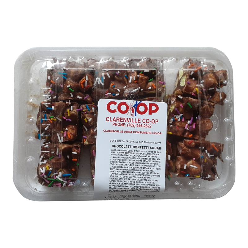 Chocolate Confetti Squares, 12pk