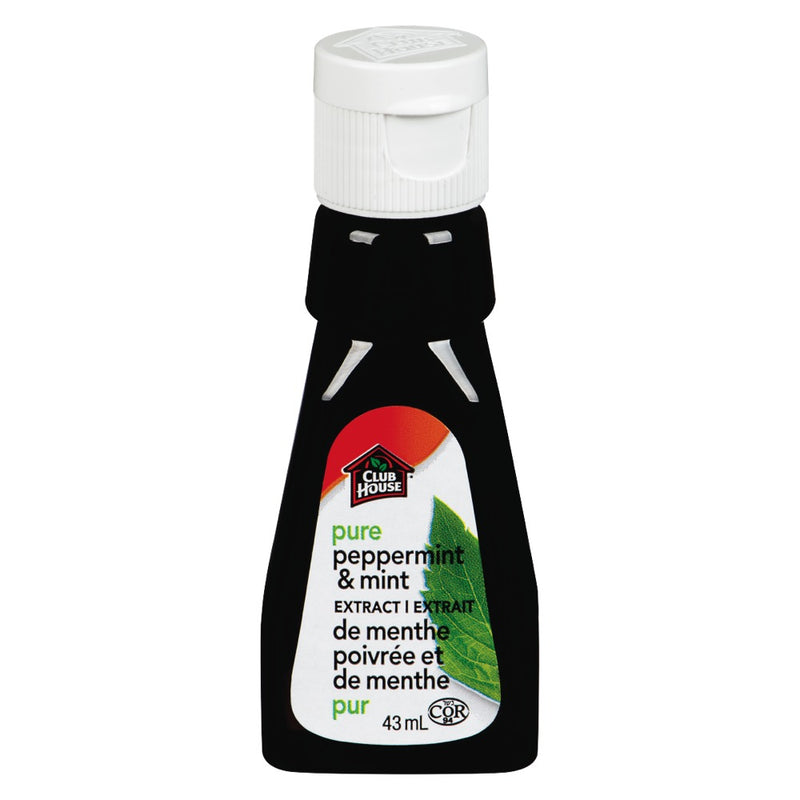 Club House Pure Peppermint & Mint Extract, 43 mL