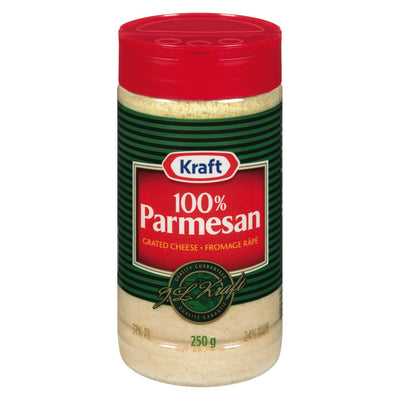 Kraft 100% Parmesan Grated Cheese, 250 g