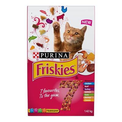 Purina Friskies 7 Flavor Cat Food, 1.42 kg