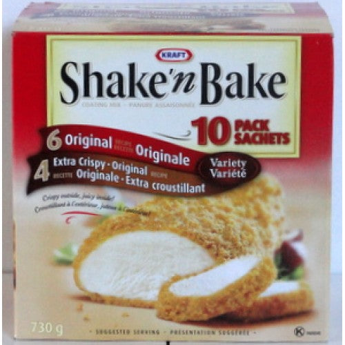 Kraft Shake'n Bake, 730 g  (10pk)