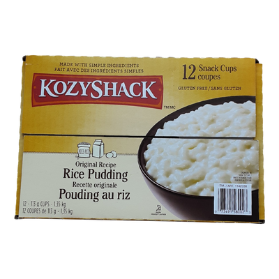 Kozy Shack Original Recipe Rice Pudding, 12 x 113 g