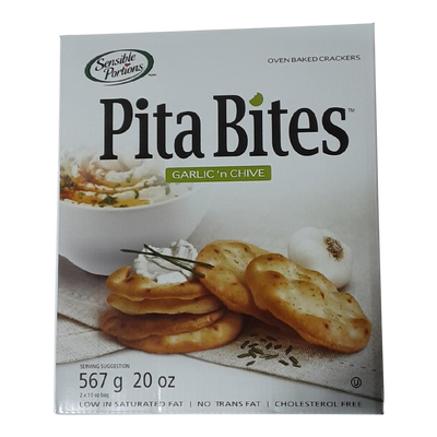 Sensible Portions Garlic & Chive Pita Bites, 567 g