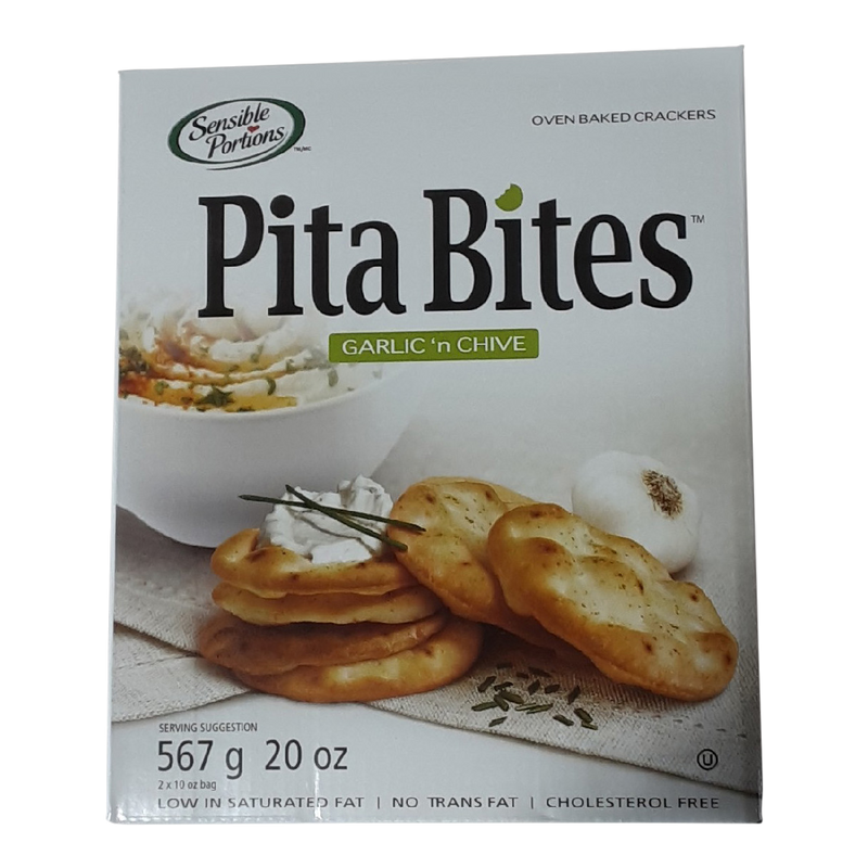 Sensible Portions Garlic & Chive Pita Bites, 567 g