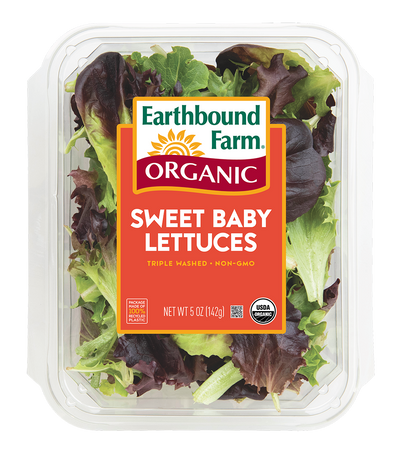 Earthbound Farm Organic Sweet Baby Lettuces, 142 g
