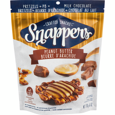 Snappers Peanut Butter Pretzel Crafted Snacks, 170 g