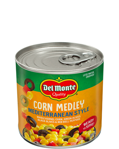 Del Monte Mediterranean Style Corn Medley, 398 mL