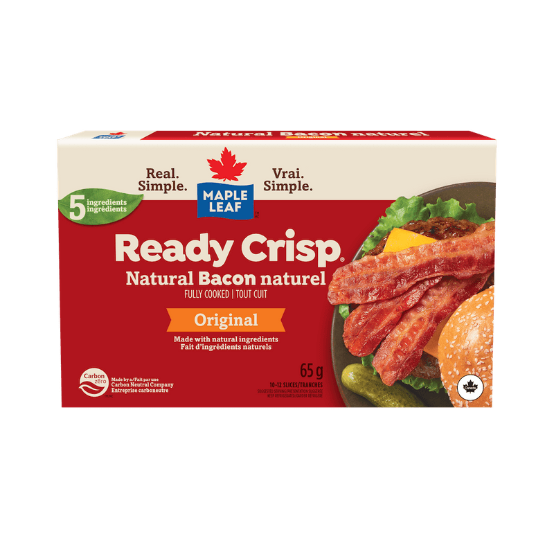 Maple Leaf Ready Crisp Bacon, 65 g