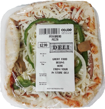 Pita Bread Deluxe Pizza