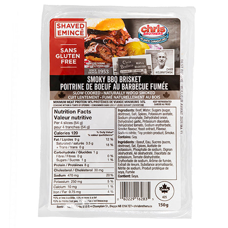 CHRIS BRO SHAVED BBQ BRISKET