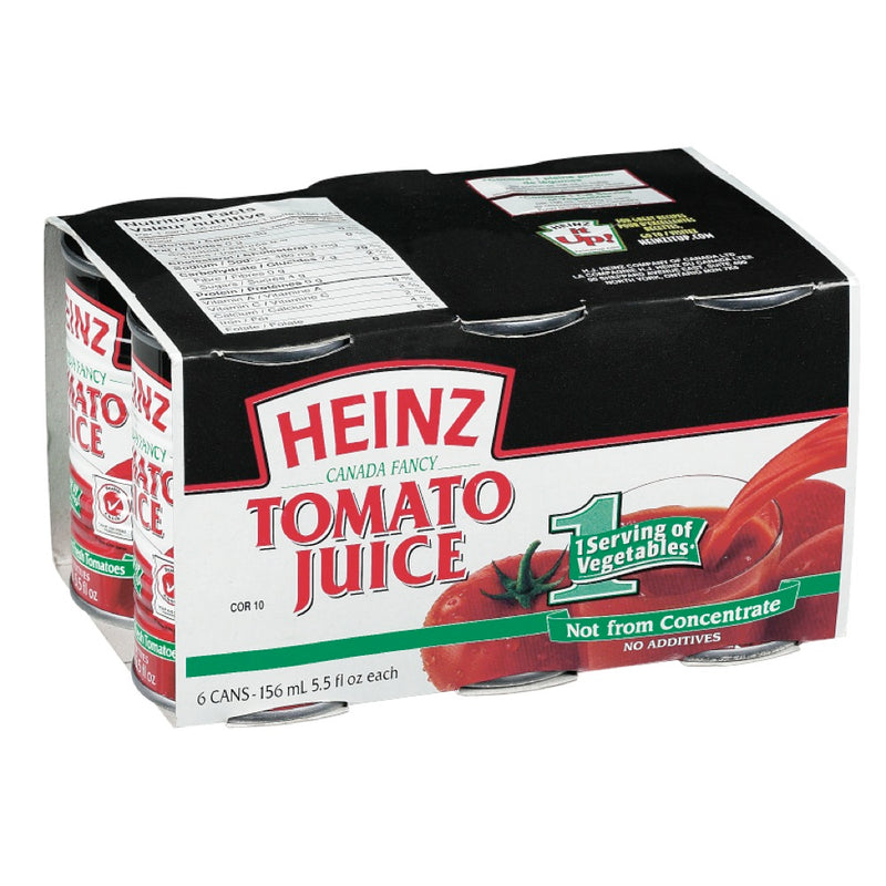 Heinz Tomato Juice Mini Cans, 6 x 156 mL