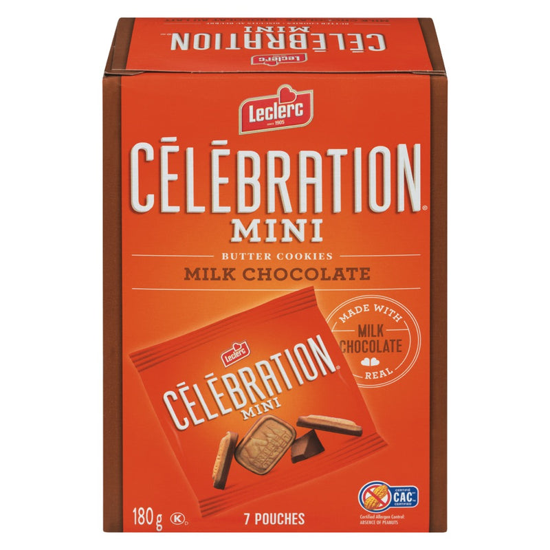 Leclerc Celebration Milk Chocolate Butter Cookies, 180 g