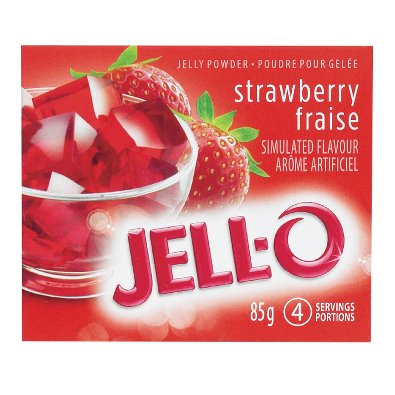 Jell-O Strawberry Jelly Powder, 85 g