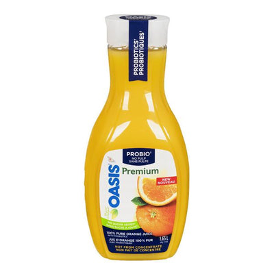 Oasis Orange Juice No Pulp 50% Less Sugar, 1.65 l