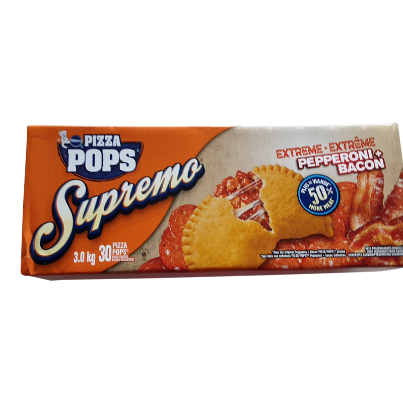 Pillsbury Pizza Pops Supremo Extreme Pepperoni + Bacon, 3 kg