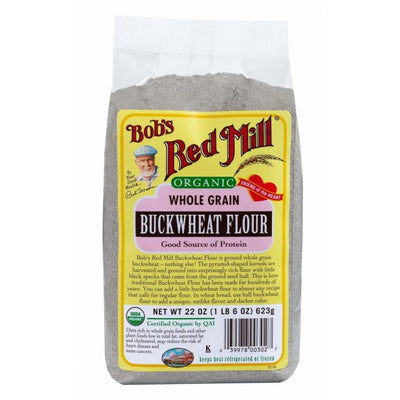 Bob's Red Mill Whole Grain Organic Buckwheat Flour, 624 g