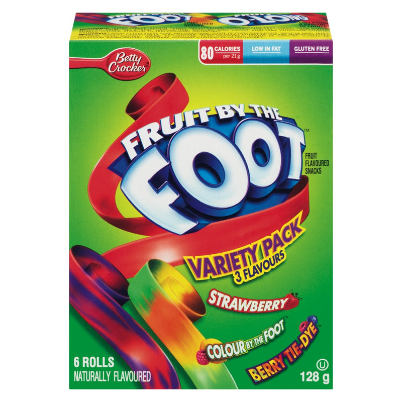 Fruit By The Foot Variety Pack, 128 g