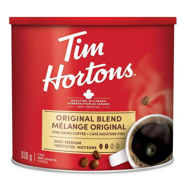Tim Hortons Original Blend Fine Ground Coffee, 930 g