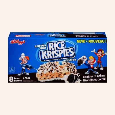 Rice Krispies Cookies 'N Crème Bars, 176 g