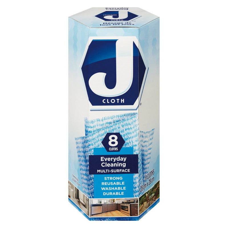 J-Cloth Everyday Cleaning Cloths, 8ct