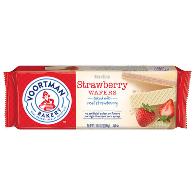 Voortman Strawberry Wafers, 300 g