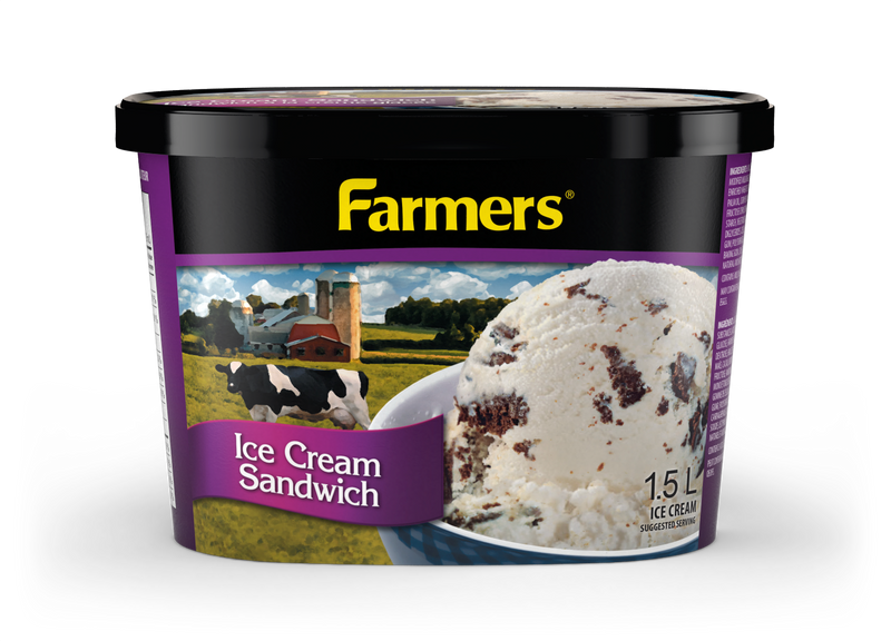FARMERS ICE CREAM SANDWICH ICE CREAM