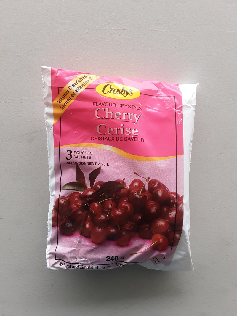 Crosby's Cherry Flavour Drink Crystals, 240 g