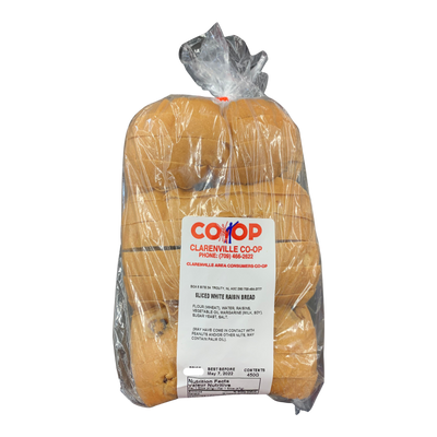 Sliced White Raisin Bread, 450 g