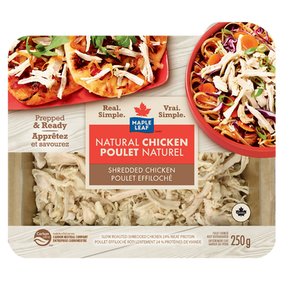 Maple Leaf Natural Select Shredded Chicken, 250g