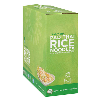 Lotus Foods Pad Thai Traditional Rice Noodles, 227 g, 8 ct