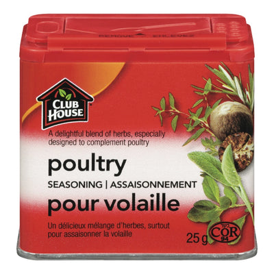 Club House Poultry Seasoning, 25 g