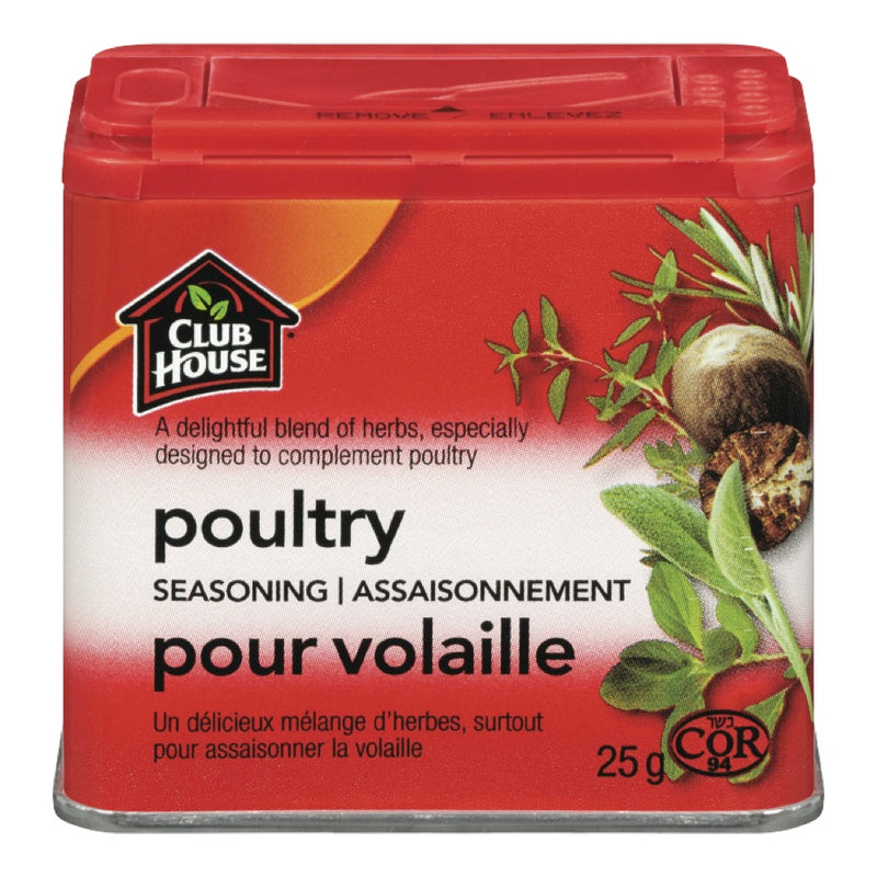 Club House Poultry Seasoning, 25 g
