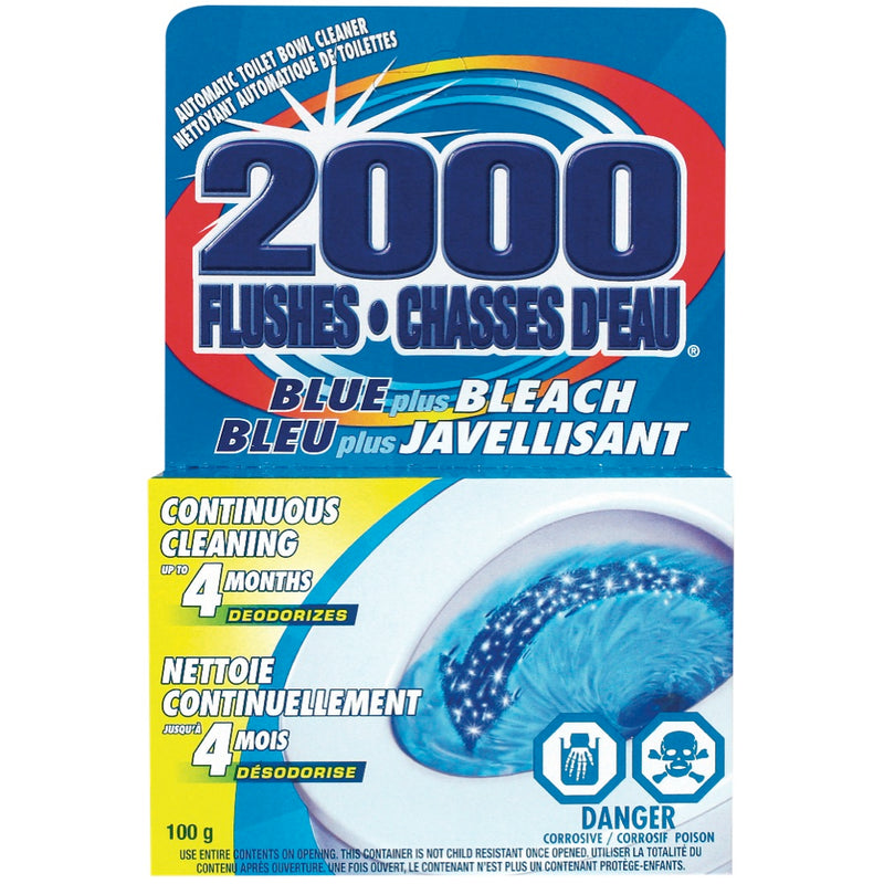 2000 Flushes Blue Plus Bleach, 100 g