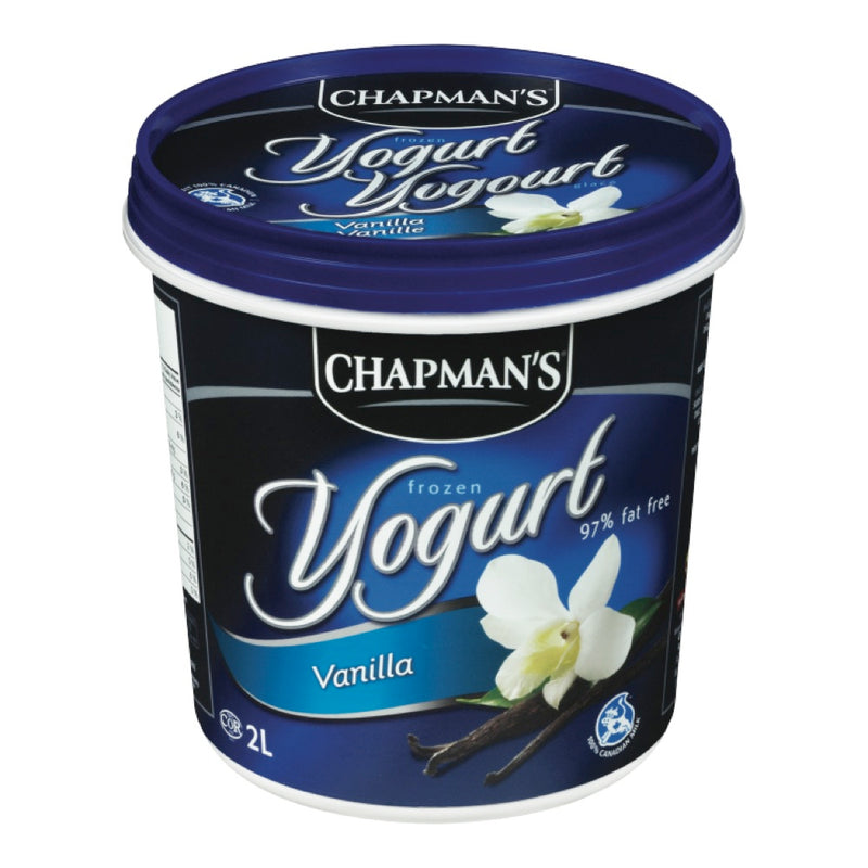Chapman's Frozen Yogurt Vanilla, 2 L