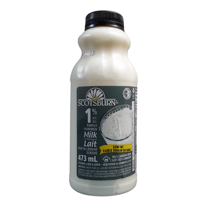 Scotsburn 1% Milk, 473 mL