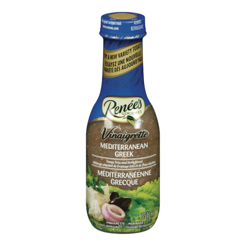 Renée's Vinaigrette Mediterranean Greek, 350 mL