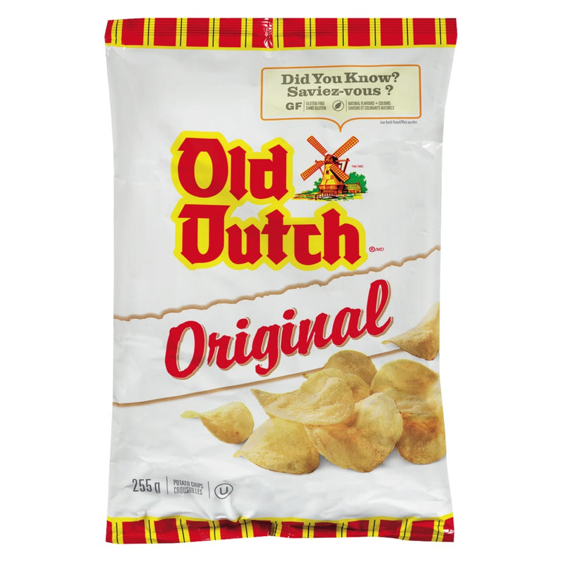 Old Dutch Original Potato Chips, 255 g