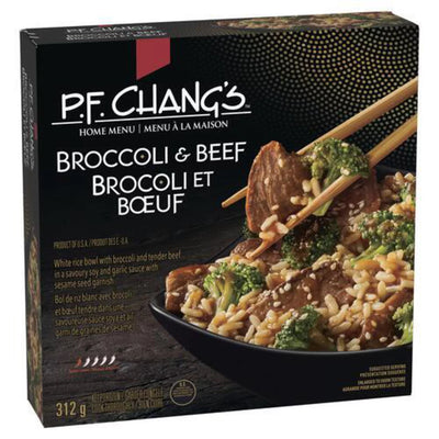 P.F. Chang's Frozen White Rice Beef & Broccoli Bowl, 312 g