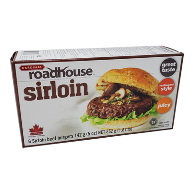 Roadhouse Sirloin Beef Burgers, 142 g