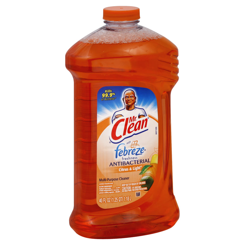 Mr. Clean Antibacterial Citrus & Light Multi-Purpose Cleaner, 1.18 L