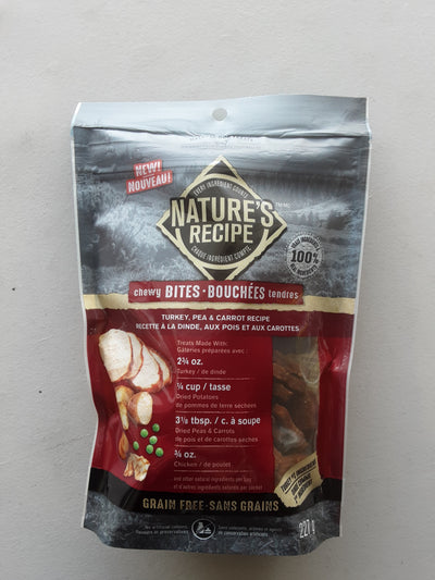 NATURE RECIPIE CHEWY BITES TURKEY, 227g