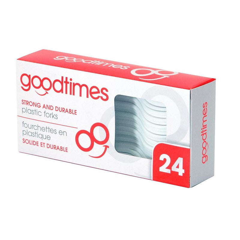 Goodtimes Plastic Forks, 24 ct