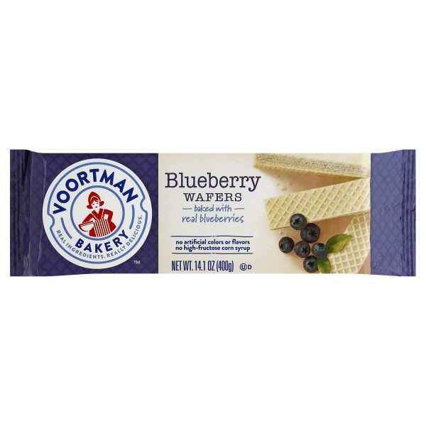 Voortman Bakery Blueberry Wafers, 400 g
