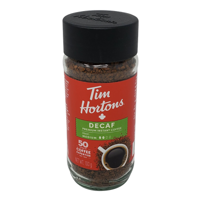 Tim Hortons Premium Decaf Instant Coffee 100g