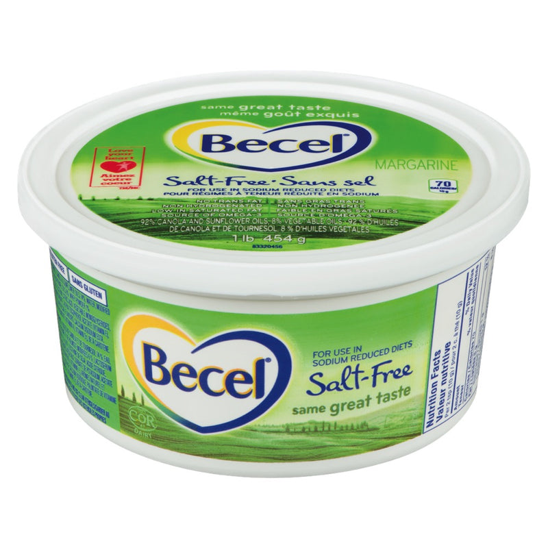 Becel Salt-Free Margarine, 454 g