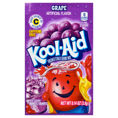Kool-Aid Grape Unsweetened Drink Mix, 4 g