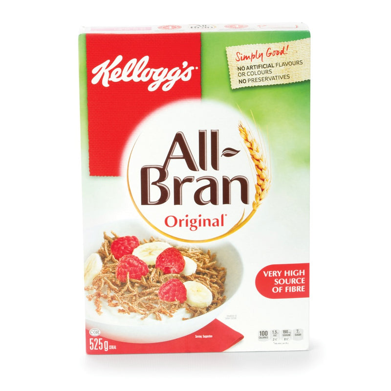 Kellogg's Original All-Bran Cereal, 525 g