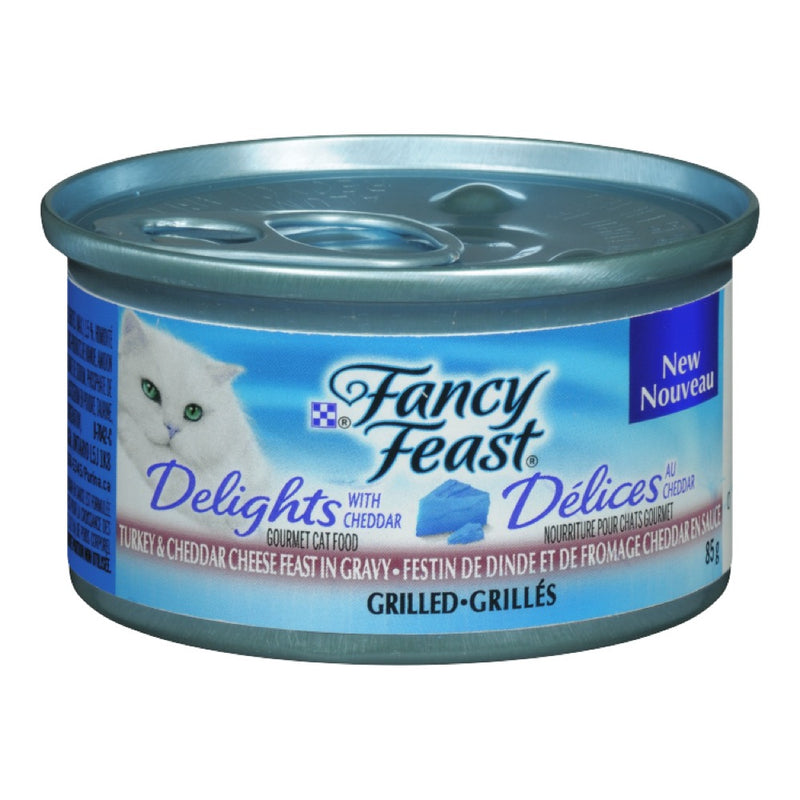 Fancy Feast Delights Turkey With Cheddar, 85 g